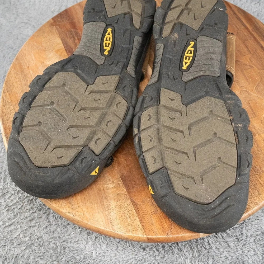 Keen Newport Outdoor Trail Waterproof Leather Closed Toe Sandals Brown 13